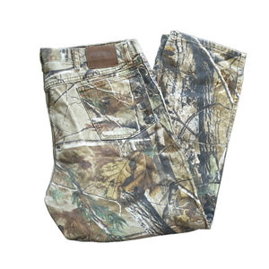 Wrangler Pants Mens Sz 40x30 Pro Gear Realtree Hunting Camo Jeans Outdoor Y2K
